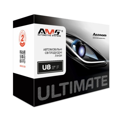 Автомобільні лінзи світлодіодні AMS ULTIMATE U8 3.0 F