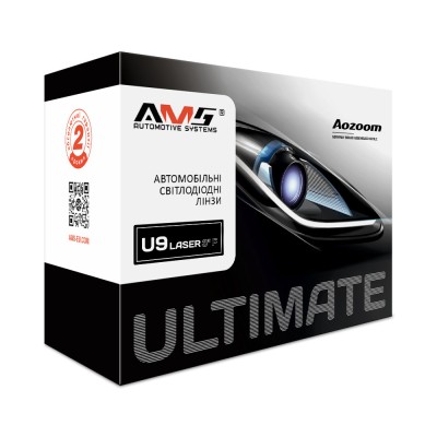 Автомобільні лінзи світлодіодні AMS ULTIMATE U9 LASER 3.0 F