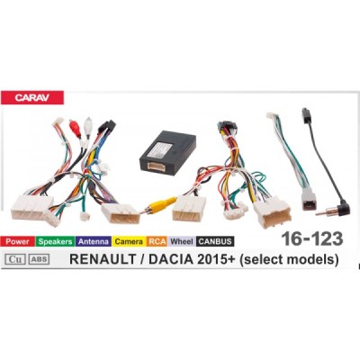 Перехідник для магнітол 9", 10.1" Renault, Dacia Carav 16-123
