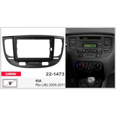 Переходная рамка Carav KIA Rio (22-1473)