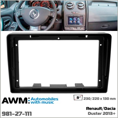 Перехідна рамка Renault Duster, Dacia Duster AWM (981-27-111)