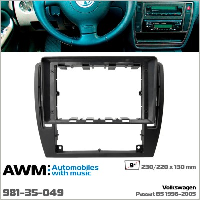 Перехідна рамка AWM Volkswagen Passat B5 (981-35-049)