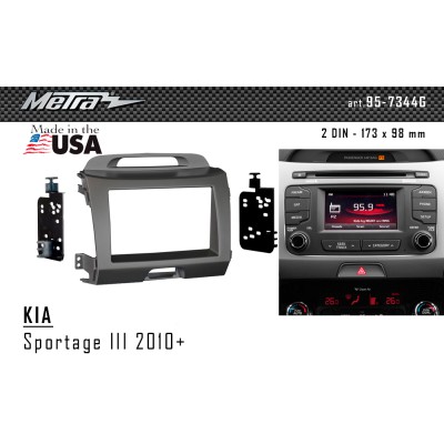 Перехідна рамка Metra KIA Sportage (95-7344G)