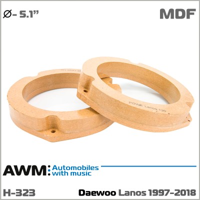 Проставки під динаміки AWM H-323 Daewoo Lanos