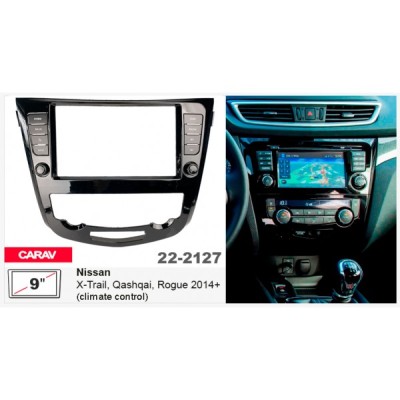 Переходная рамка Carav Nissan X-Trail, Qashqai, Rogue (22-2127)