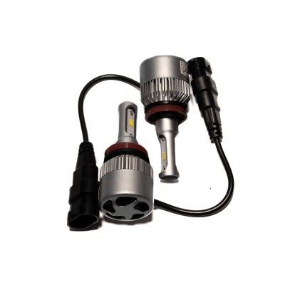Комплект LED ламп HeadLight S2 H11 5000K 8000lm с вентилятором