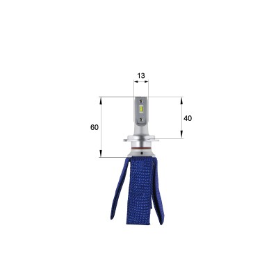 LED лампа Sho-Me F1 H7 30W