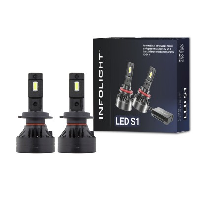 LED лампа Infolight S1 H7 50W