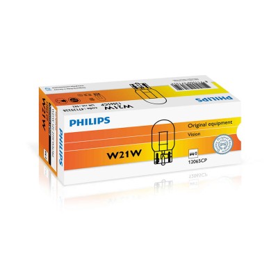 Галогенна лампа PHILIPS 12065CP W21W 12V 21W W3X16d