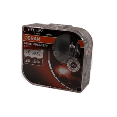 Галогенна лампа OSRAM 64211NBS Night Breaker Silver +100 H11 12V 55W PX29t 10X2 HardDuopet
