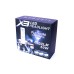 Комплект світлодіодних ламп AllLight X3 H7 50W 6000K 6000lm з радіатором та світлофільтрами (3000K/8000K)