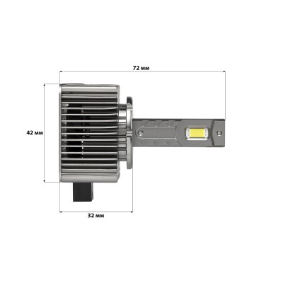 Комплект светодиодных ламп StarLight D1S 90W/set 6000K 12000lm