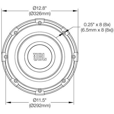 Сабвуферный динамик JBL MS-12SD4
