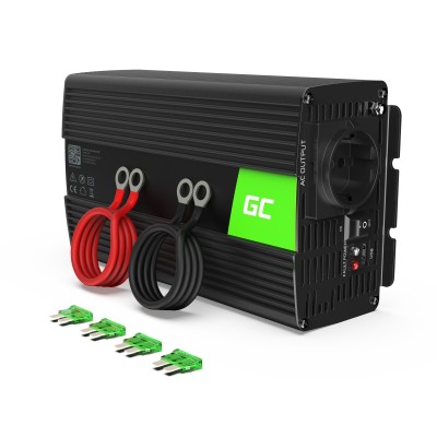 Преобразователь напряжения Green Cell 12V to 230V 1000W/2000W