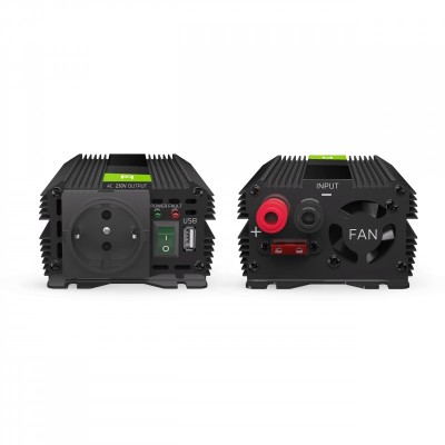 Преобразователь напряжения Green Cell 12V to 230V 300W/600W