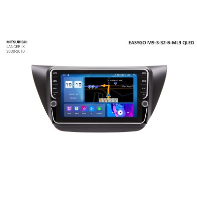 Штатное головное устройство EasyGo M9-3-32-B-ML9 QLED Mitsubishi Lancer