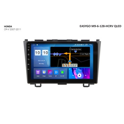 Штатная автомагнитола EasyGo M9-6-128-HCRV QLED Honda CR-V 2007-2011
