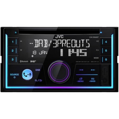 Мультимедіа 2-DIN JVC KW-DB93BT