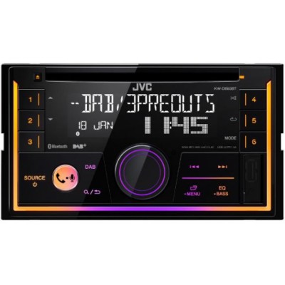 Мультимедіа 2-DIN JVC KW-DB93BT