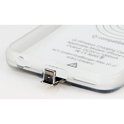 Чохол для бездротової зарядки ACV 240000-21-01 Inbay для iPhone 6/6S white