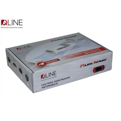Парктронік Qline ParkSense Easy 4 чорний