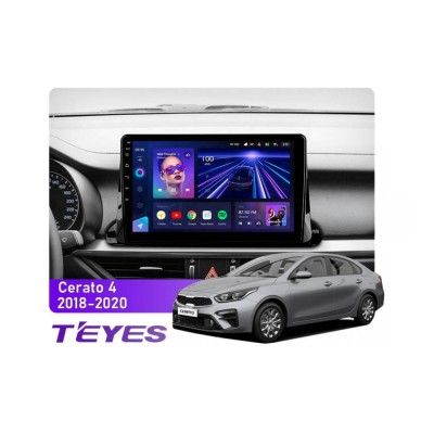 Штатна магнітола Teyes CC3 4+64 Gb Kia Cerato 4 (1 Din) 2018-2020 9"