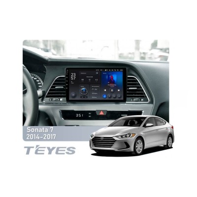 Штатна магнітола Teyes X1 2+32 Gb Wi-Fi Hyundai Sonata 7 LF 2014-2017 (B) 9"
