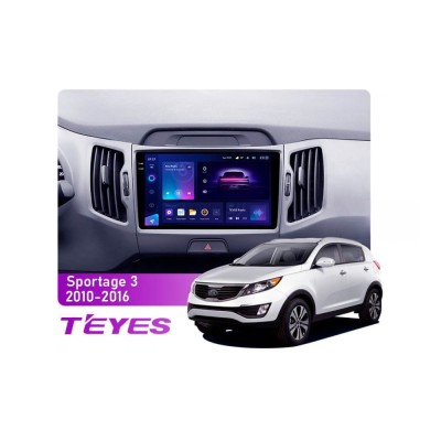 Штатна магнітола Teyes CC3 2k 6+128 Gb Kia Sportage 3 SL 2010-2016 (C) 9"