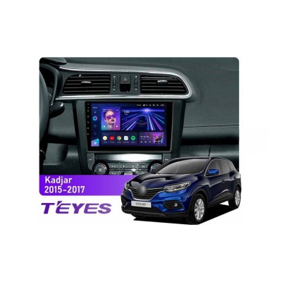 Штатна магнітола Teyes CC3 6+128 Gb 360° Renault Kadjar 2015-2017 (A) 9"