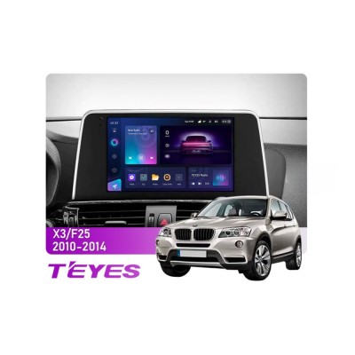 Штатна магнітола Teyes CC3 2k 4+64 Gb BMW X3 F25 CIC (1 Din) 2010-2014 9"