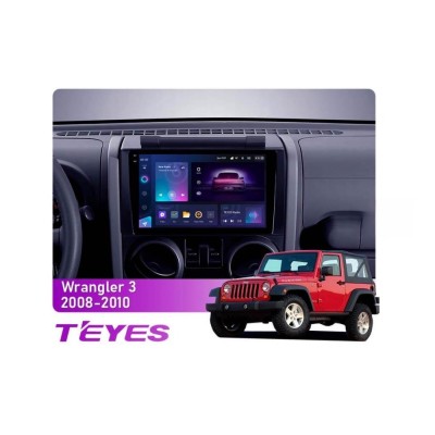 Штатна магнітола Teyes CC3 2k 3+32 Gb Jeep Wrangler 3 JK (F1) 2008-2010 9"