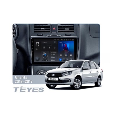 Штатна магнітола Teyes X1 2+32 Gb LADA Granta Cross 2018-2019 9"