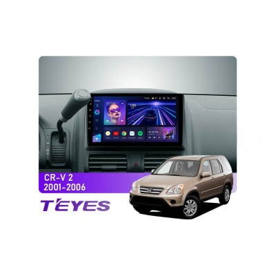 Штатна магнітола Teyes CC3 6+128 Gb 360° Honda CR-V 2 2001-2006 9"