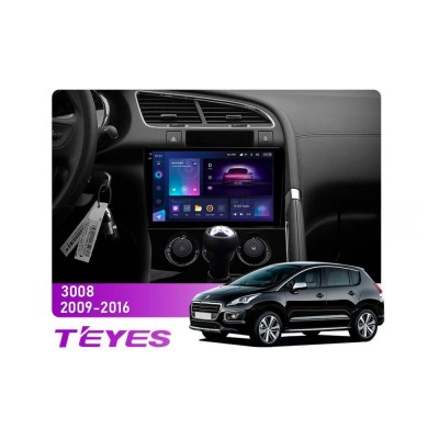 Штатна магнітола Teyes CC3 2k 4+32 Gb Peugeot 3008 1 2009-2016 (A) 9"