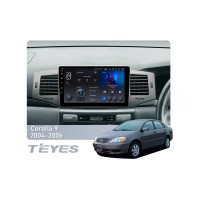 Штатна магнітола Teyes X1 2+32 Gb Wi-Fi Toyota Corolla 9 E120 2004-2006 9"