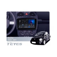 Штатна магнітола Teyes X1 2+32 Gb Wi-Fi Volkswagen Beetle A4 2002-2011 9"