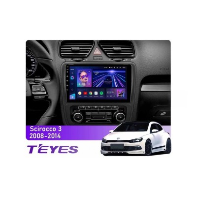 Штатна магнітола Teyes CC3 4+64 Gb Volkswagen Scirocco 3 Mk3 (F3) 2008-2014 9"