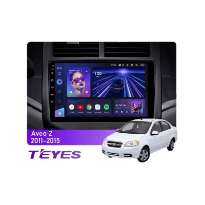 Штатна магнітола Teyes CC3 6+128 Gb 360° Chevrolet Aveo 2 2011-2015 9"