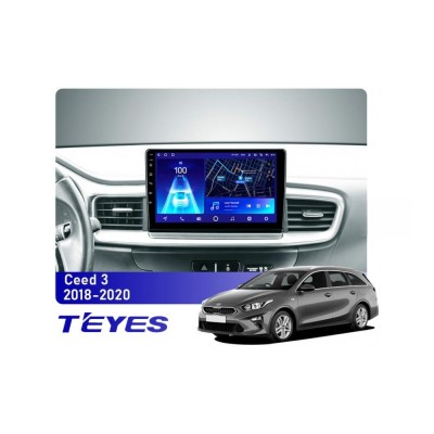 Штатна магнітола Teyes CC2 PLUS 3+32 Gb Kia Ceed 3 CD (0 Din) 2018-2020 9"