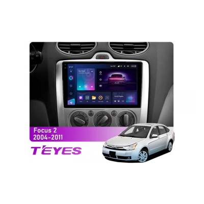 Штатна магнітола Teyes CC3 2k 6+128 Gb Ford Focus 2 (Mk 2) 2004-2011 (B) 9"
