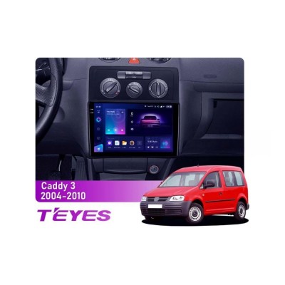 Штатна магнітола Teyes CC3 2k 3+32 Gb Volkswagen Caddy 2K 3 2004-2010 10"