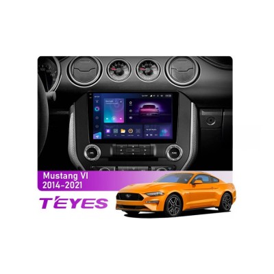 Штатна магнітола Teyes CC3 2k 4+64 Gb Ford Mustang VI S550 (F1) 2014-2021 9"