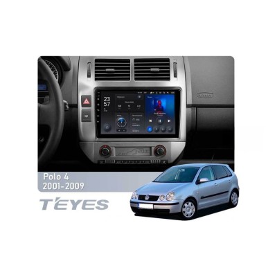 Штатна магнітола Teyes X1 2+32 Gb Wi-Fi Volkswagen Polo 4 Mk4 (F2) 2001-2009 9"