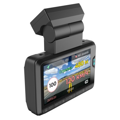 Комбіноване пристрій Playme PRIME 3 в 1 - радар-детектор - GPS-інформатор(SpeedCAM) - відеореєстратор