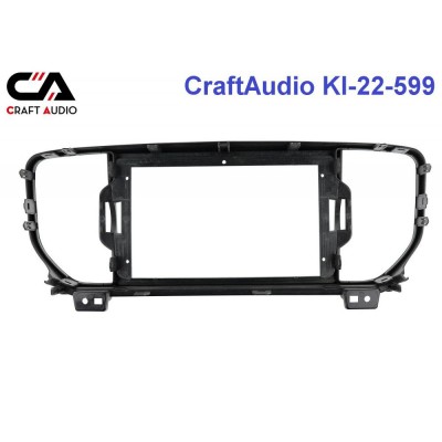 Рамка переходная CraftAudio KI-22-599 KIA Sportage (QL) 2015-2018, KX5 2016-2018 9"