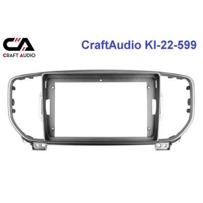 Рамка переходная CraftAudio KI-22-599 KIA Sportage (QL) 2015-2018, KX5 2016-2018 9"