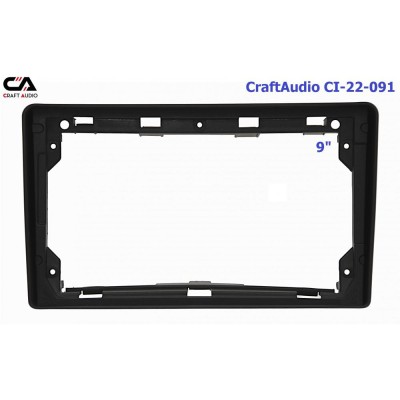 Рамка переходная CraftAudio CI-22-091 Citroen C2 03-09, C3 01-10, Berlingo 08-18, Jumpy 07-16 9"