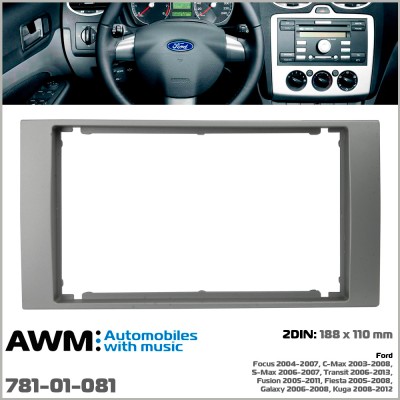 Перехідна рамка AWM Ford Transit, Focus, C-Max, S-Max, Fusion, Fiesta, Galaxy, Kuga (781-01-081)