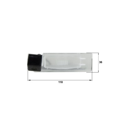 Камера заднього виду Falcon HS8123-AHD Cube Kia K5 2011-2014 / K4