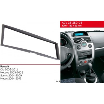 Перехідна рамка ACV Renault Clio, Megane, Scenic, Modus (281250-03)